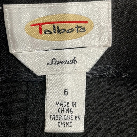 Talbots Stretch Classic Straight Black Skirt 6 - Picture 7 of 10